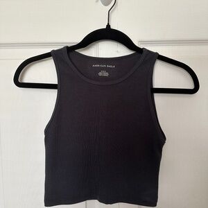 American Eagle Ribbed Crop Tank Medium